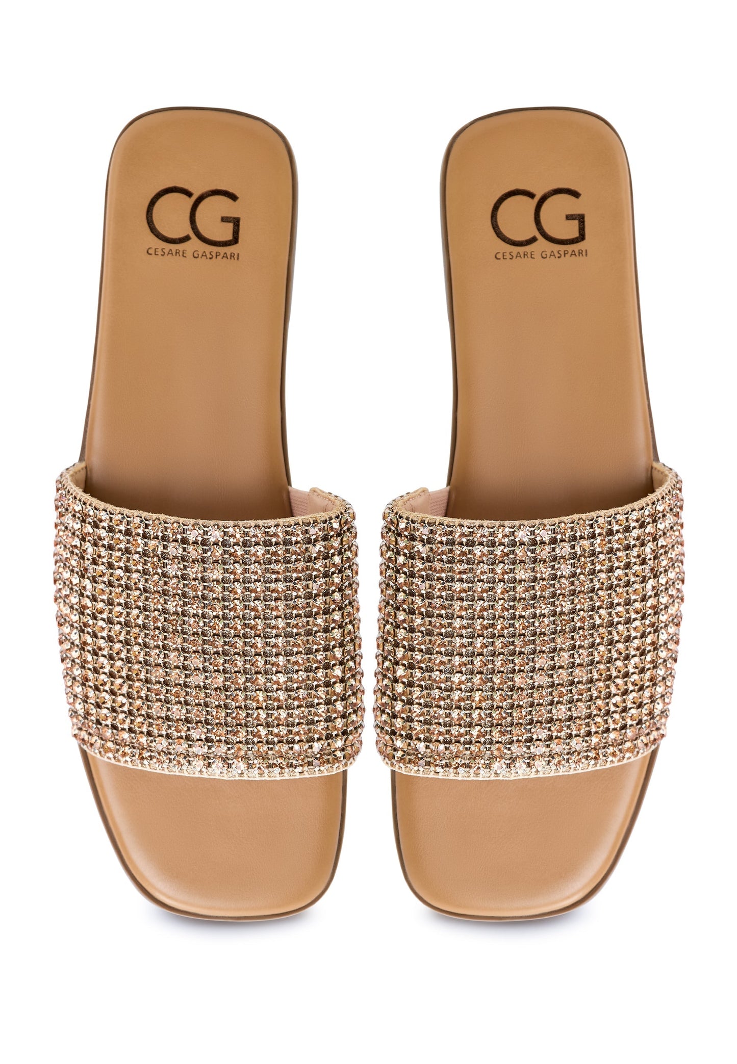 Flat Sole Slippers Izzy - Gold