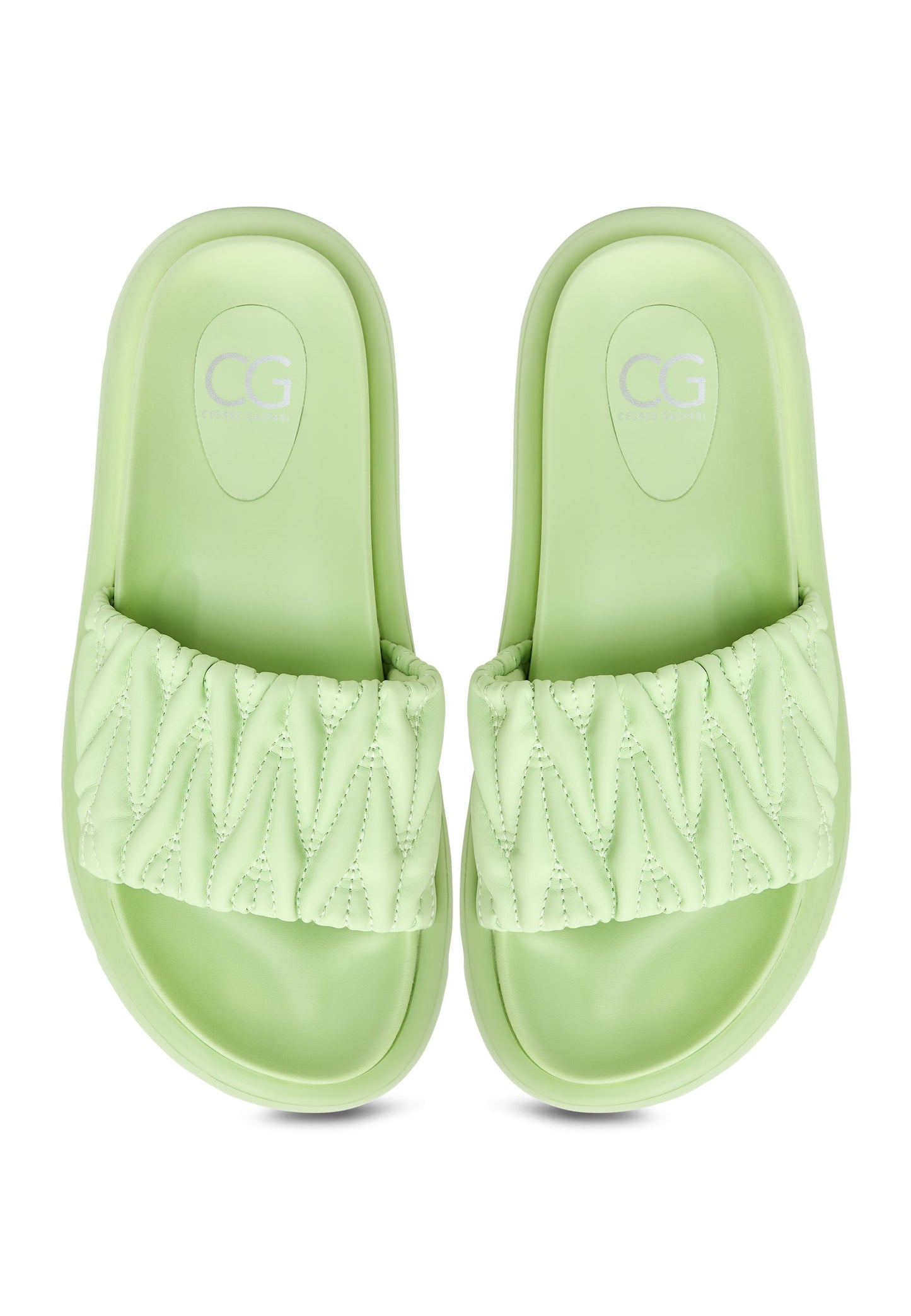 Leather Sandals Mirena - Green