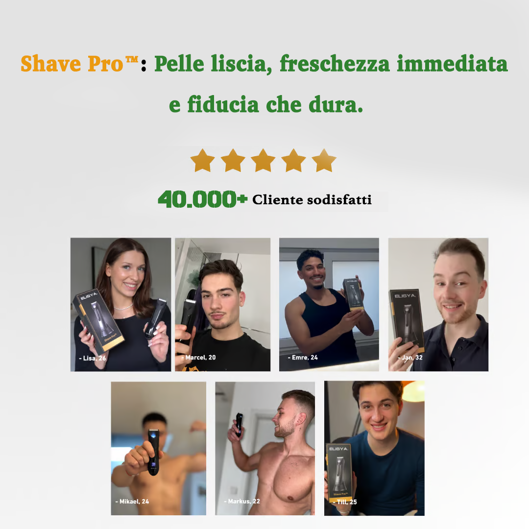 Shave Pro™ Il rasoio per l'igiene intima e del corpo