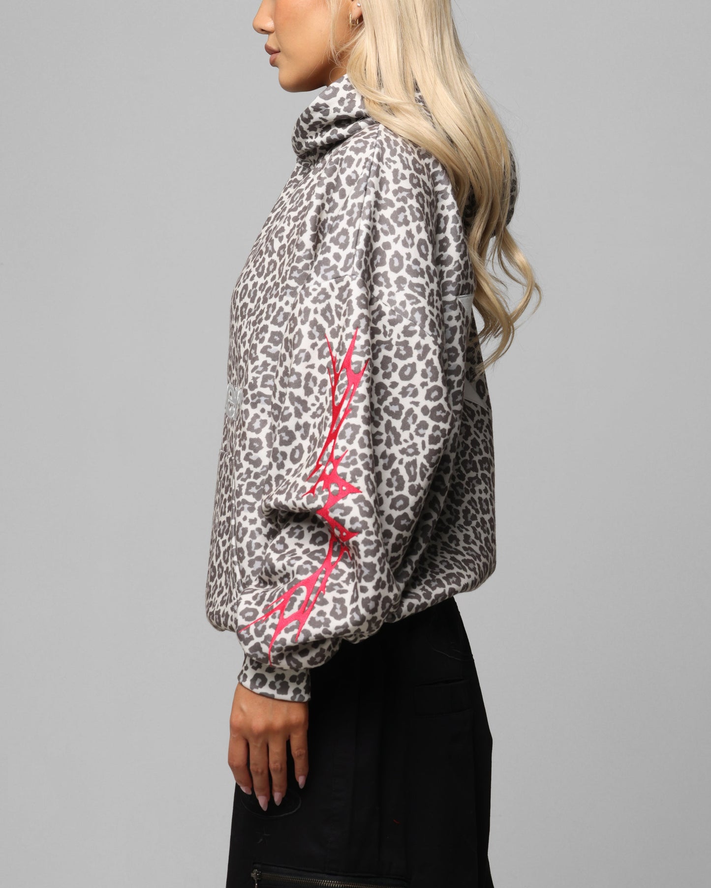 Loiter Soho Hoodie Snow Leopard