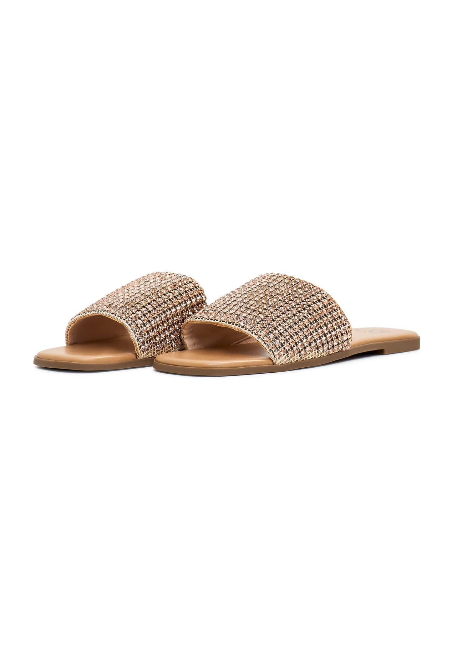 Flat Sole Slippers Izzy - Gold