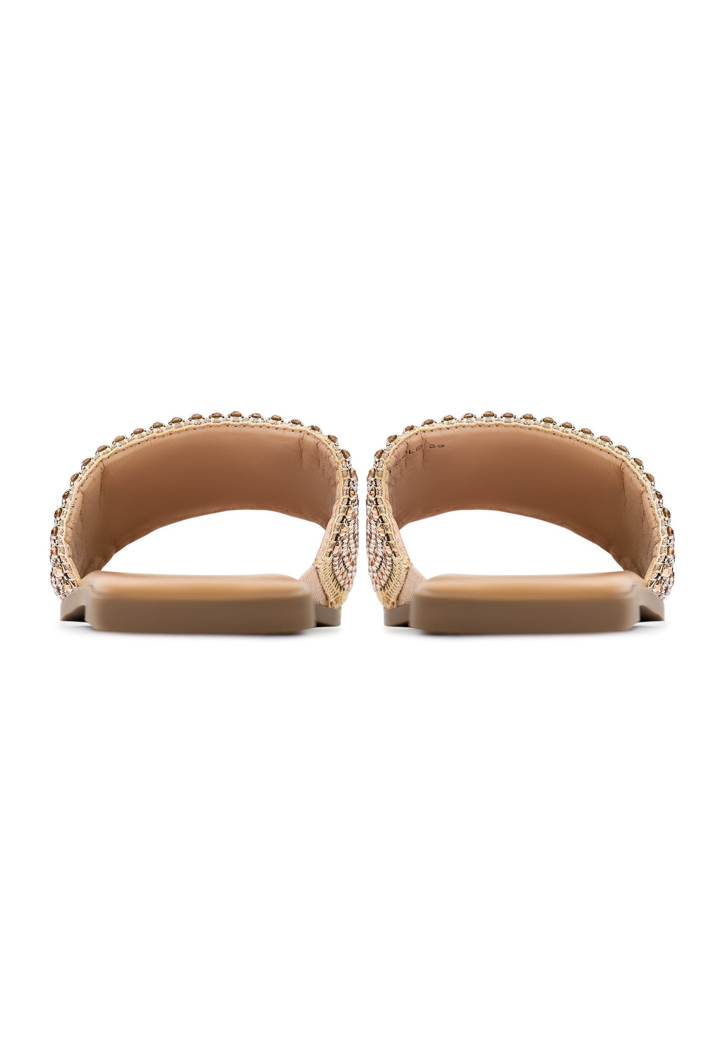 Flat Sole Slippers Izzy - Gold
