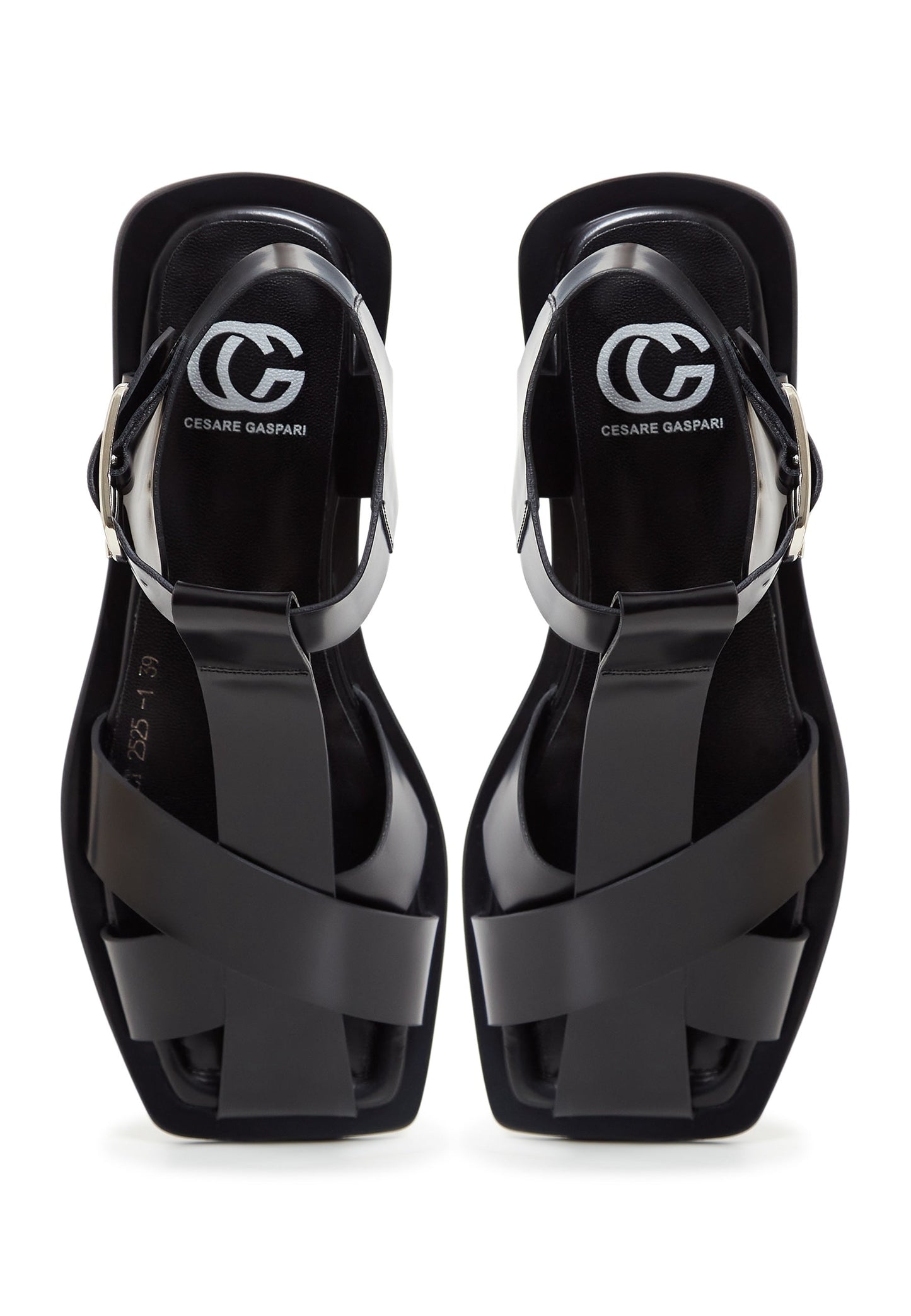 Ankle cuff Flat Sole Sandals - Black