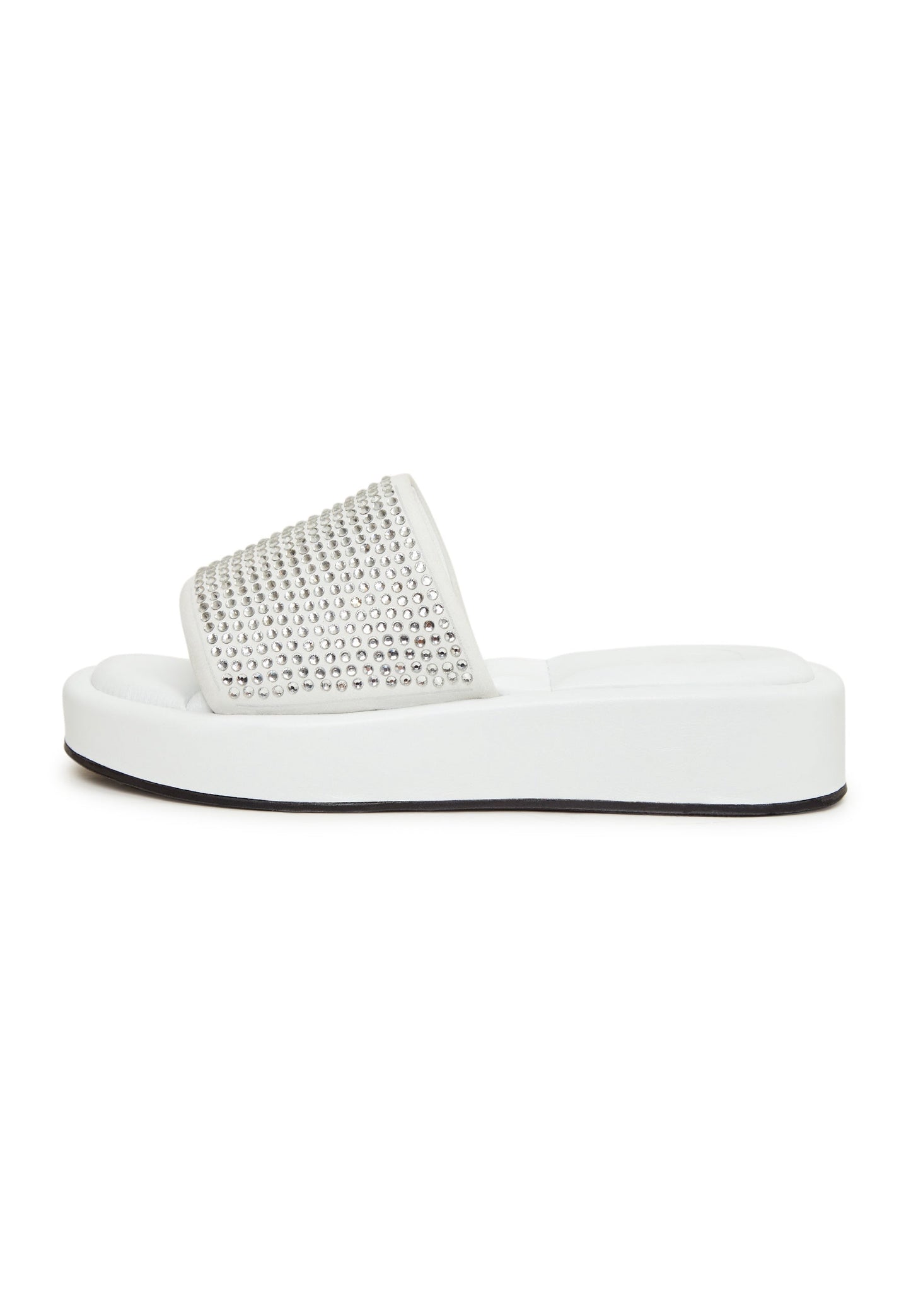 Jewel Platform Mule - White