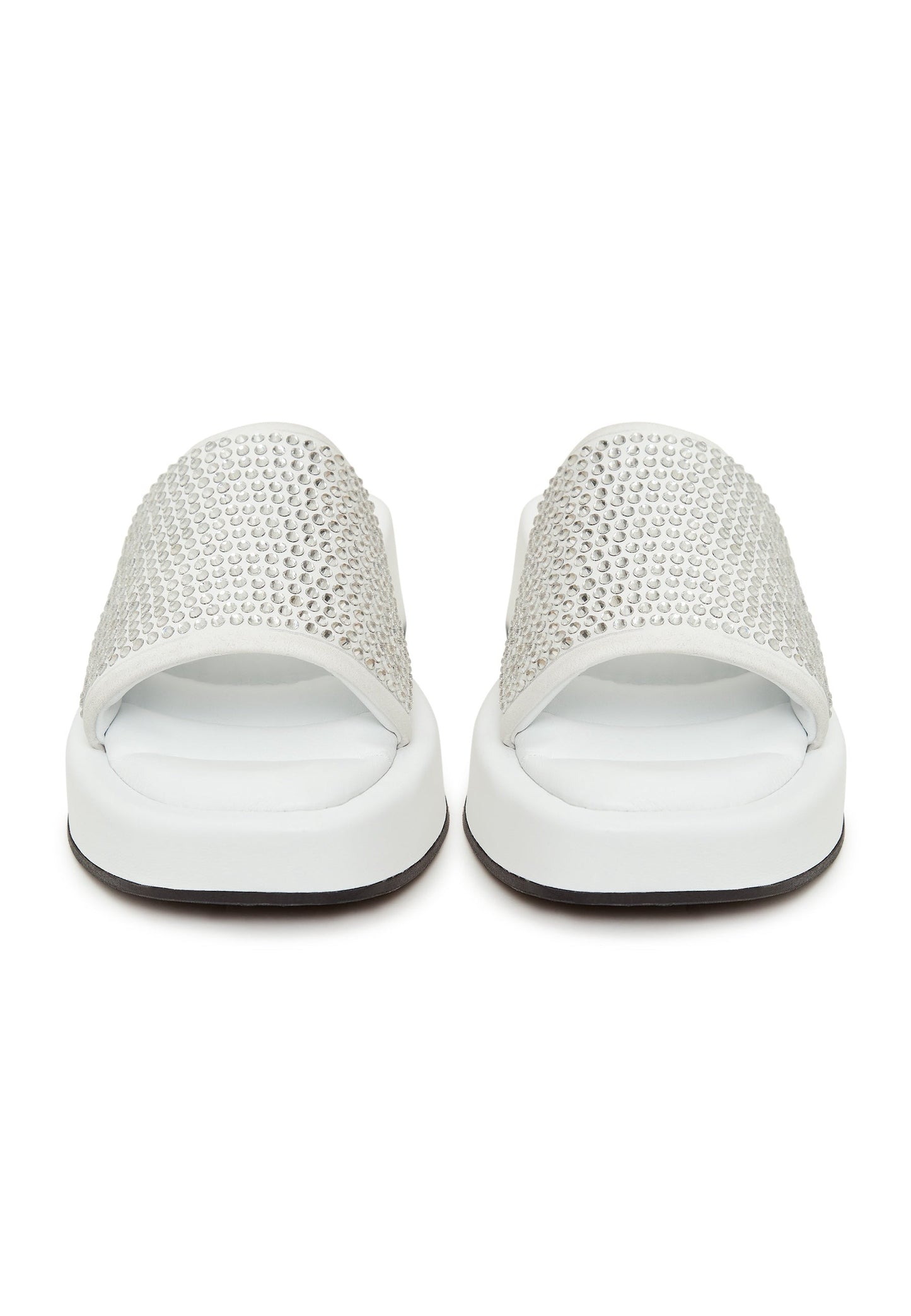 Jewel Platform Mule - White