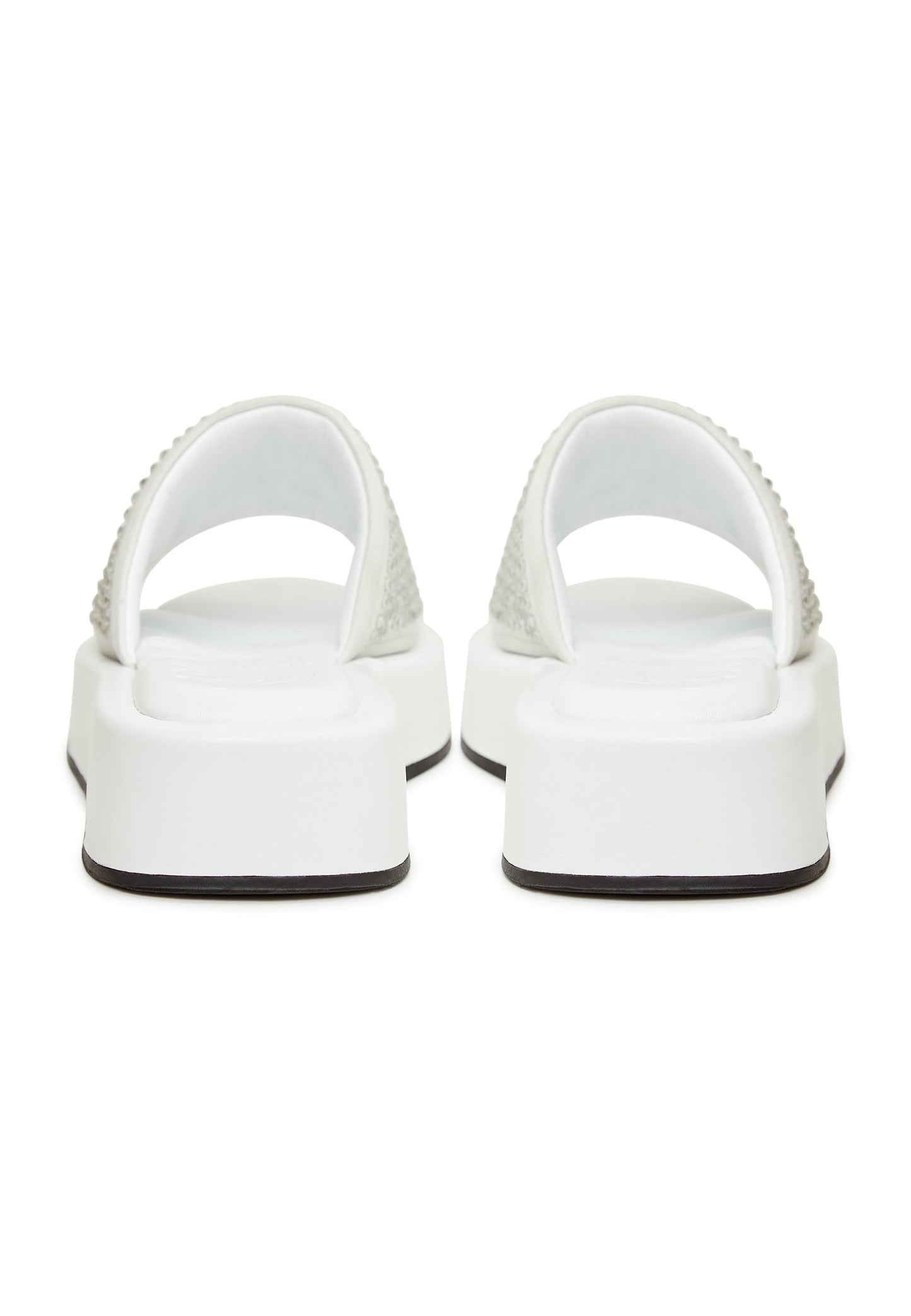 Jewel Platform Mule - White