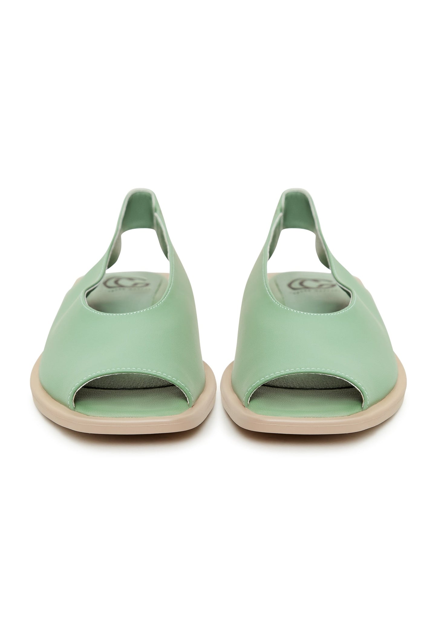 Flat Sole Sandals - Mint