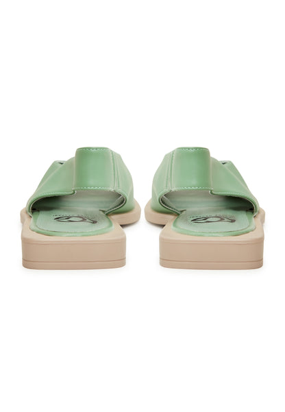 Flat Sole Sandals - Mint