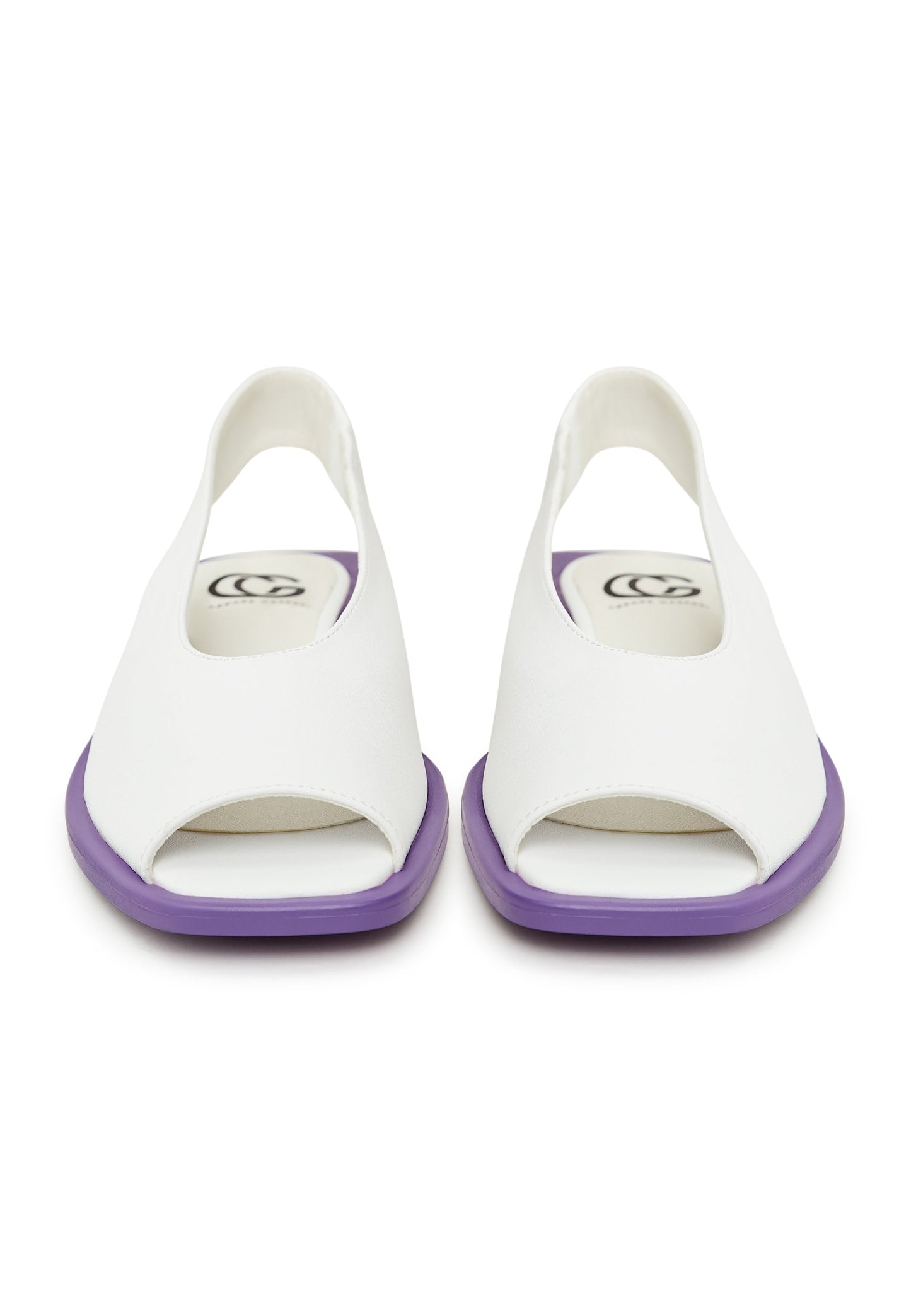 Flat Sole Sandals - White