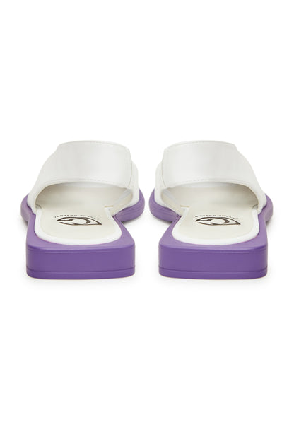 Flat Sole Sandals - White