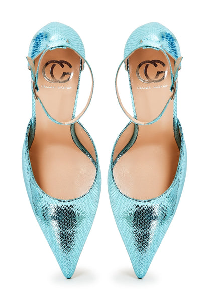 Luxurious High Heel Pumps - Blue