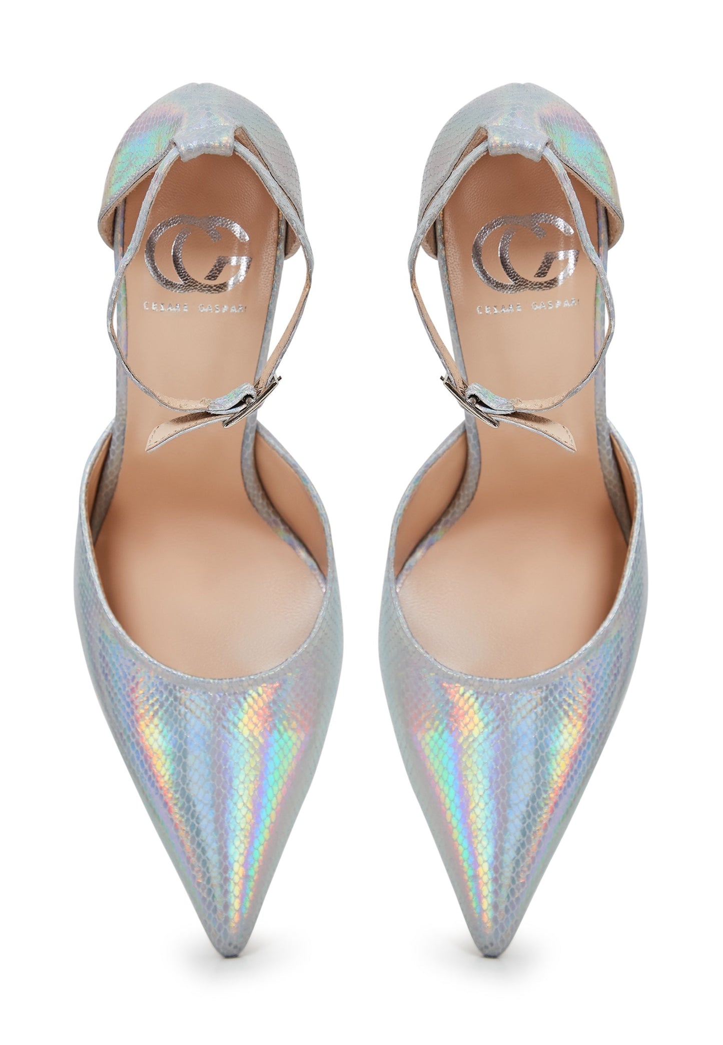 Luxurious High Heel Pumps - Silver