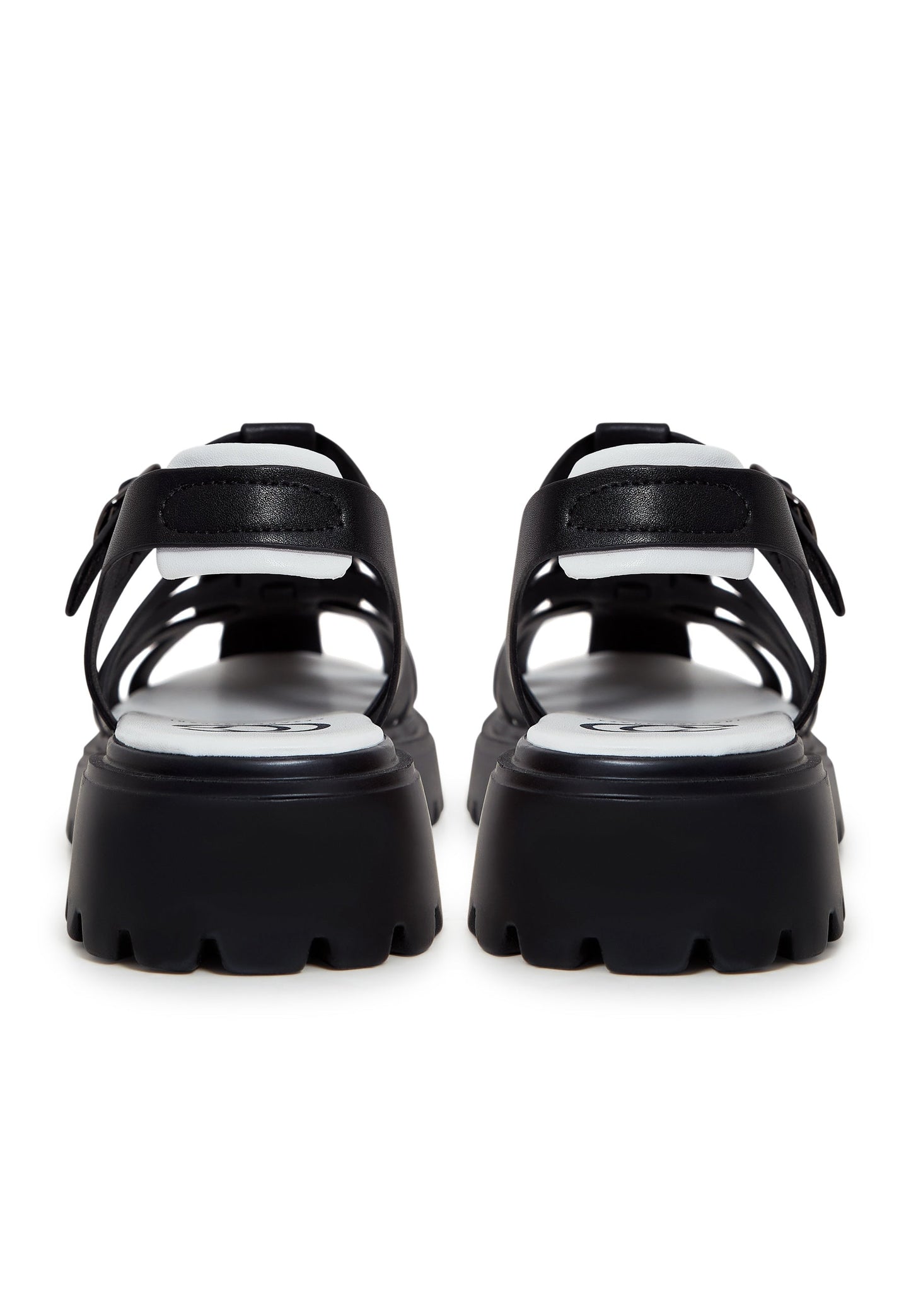 Urban Block Heel Sandals - Black