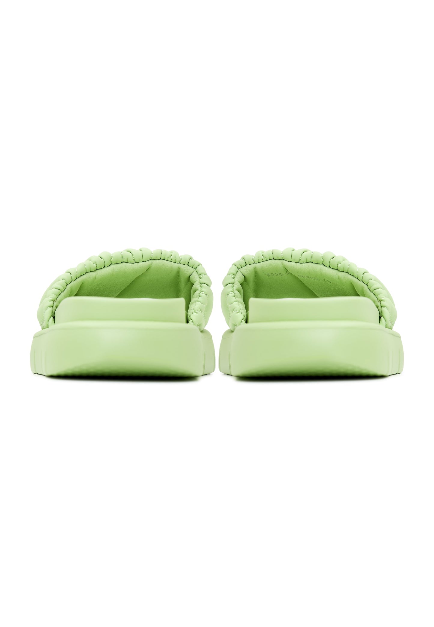 Leather Sandals Mirena - Green