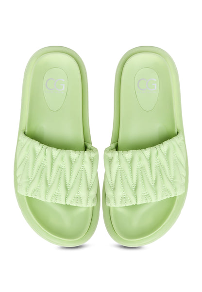 Leather Sandals Mirena - Green