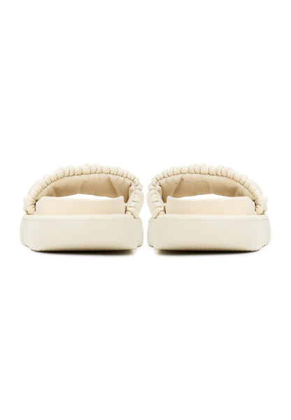 Leather Sandals Mirena - Beige