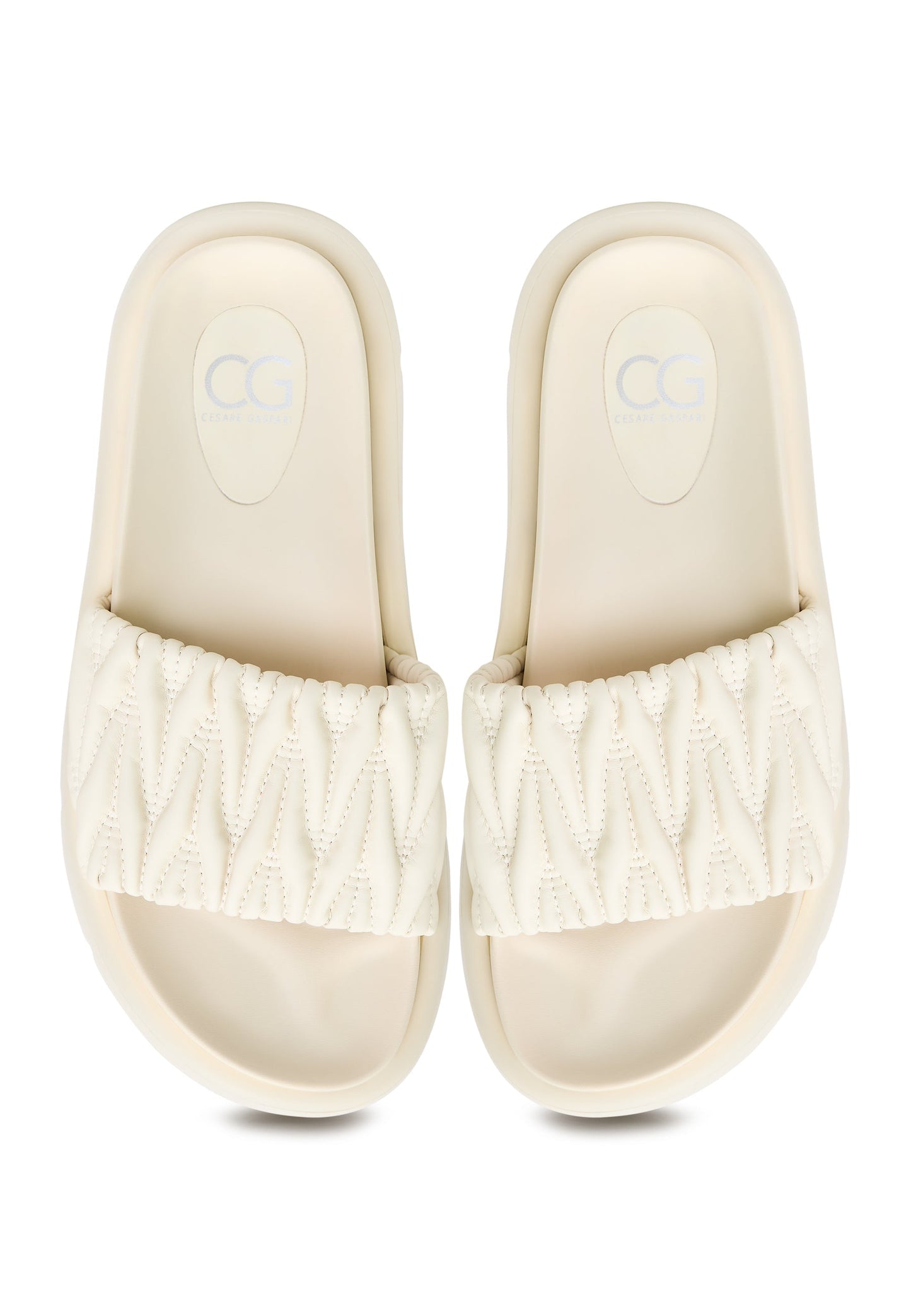 Leather Sandals Mirena - Beige