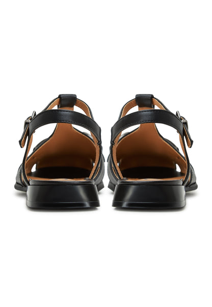 Flat Sole Sandals Aisha - Black
