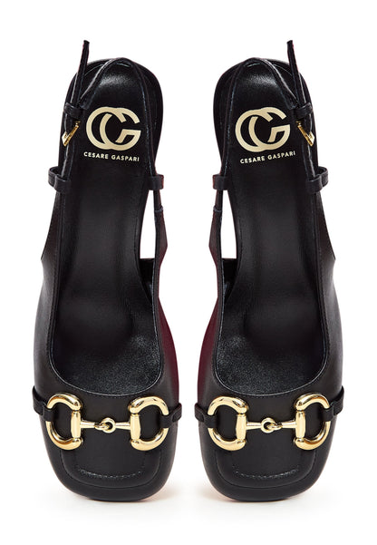 Block Heel Pumps Anais - Black