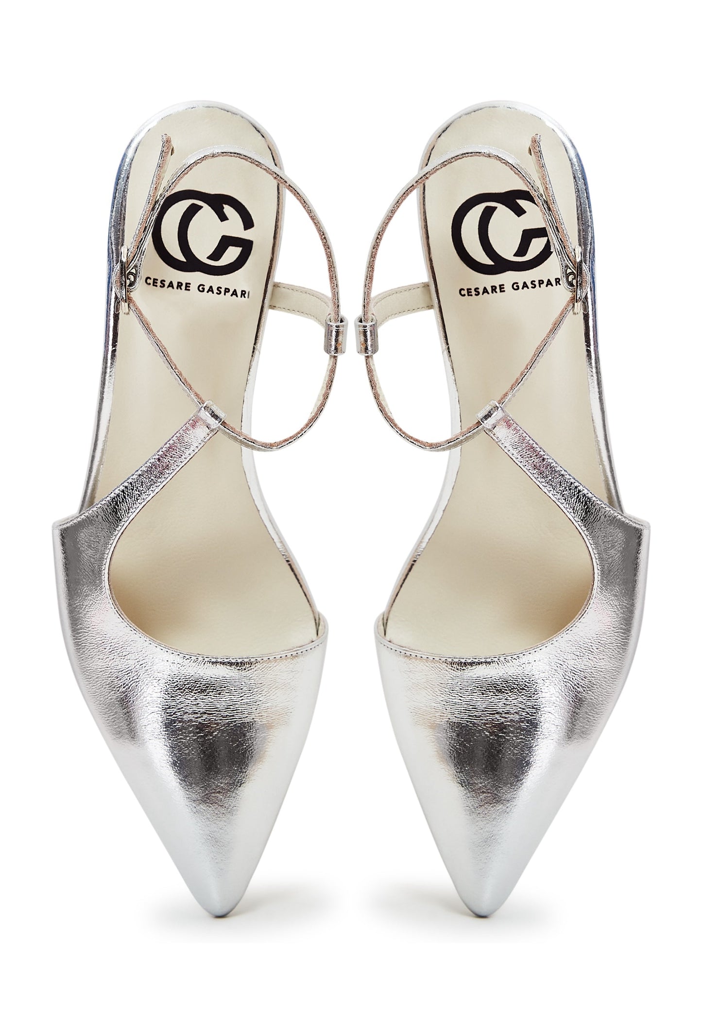 Elegant Luxe Pumps - Silver