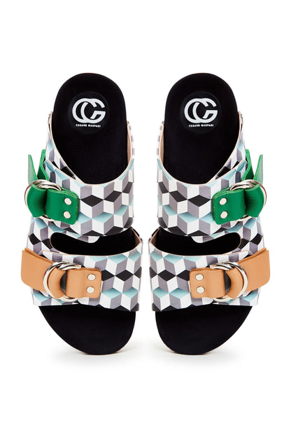 Flat Sole Mules Meredith - Green