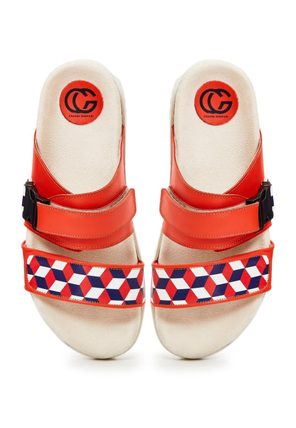 Flat Sole Mules Meredith - Red