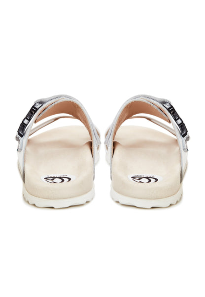 Flat Sole Mules Meredith - White