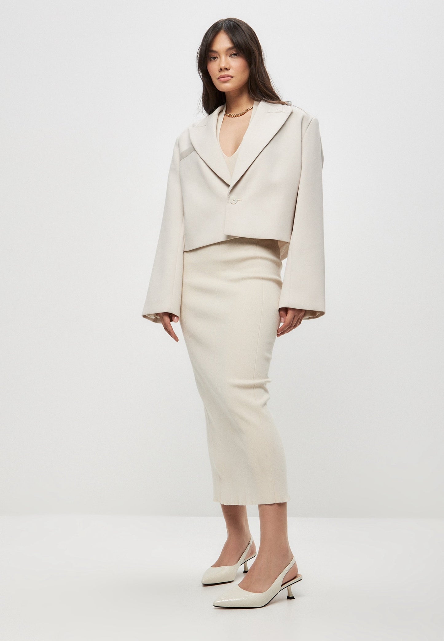 Stiletto Heeled Pumps Eli - Off White