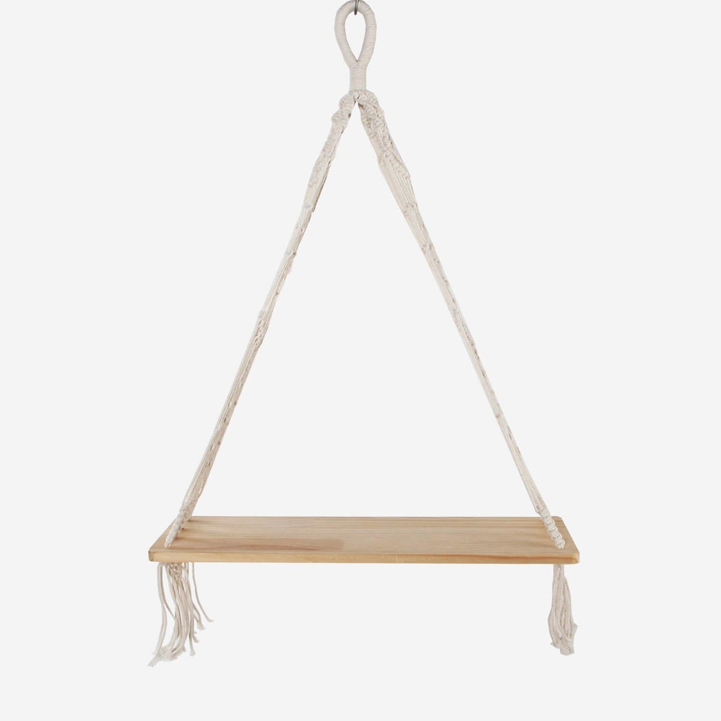 Scaffale Sospeso in Macramé