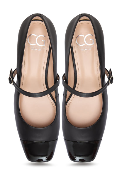 Elegant Mary Jane Heels Briar - Black