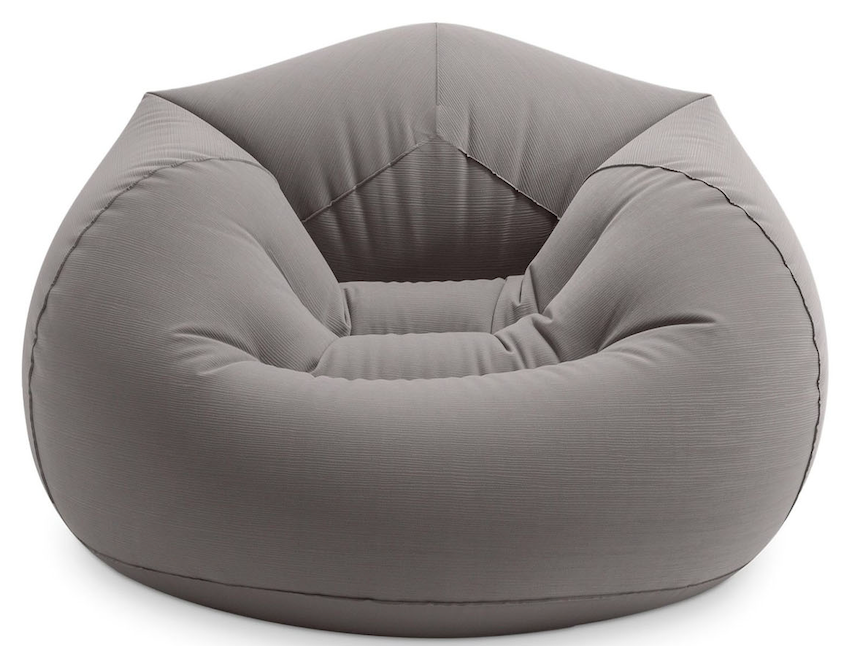 Relax Anywhere – The Waterproof Grey Bean Bag Sofa