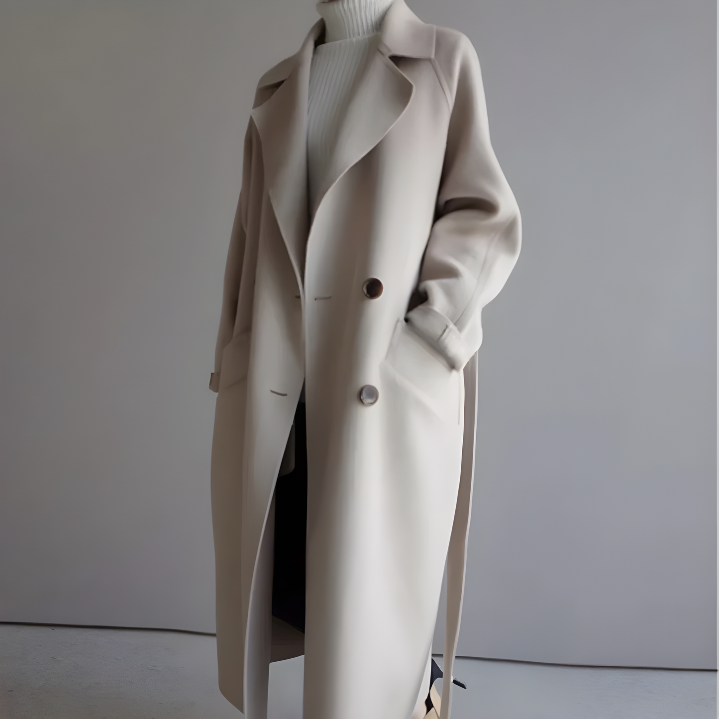 Clara - Il Trench in Lana per Eleganza e Comfort Senza Tempo