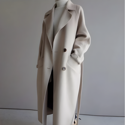 Clara - Il Trench in Lana per Eleganza e Comfort Senza Tempo