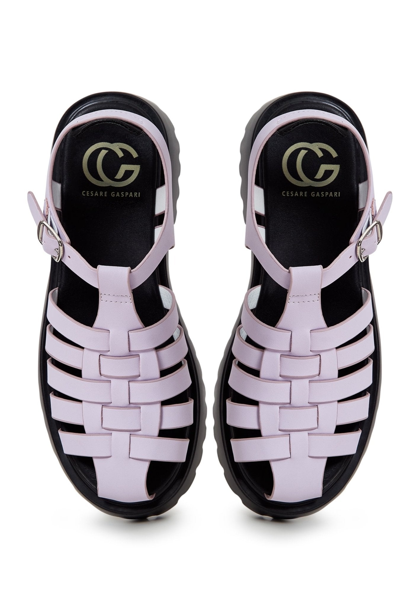 Urban Block Heel Sandals - Lilac