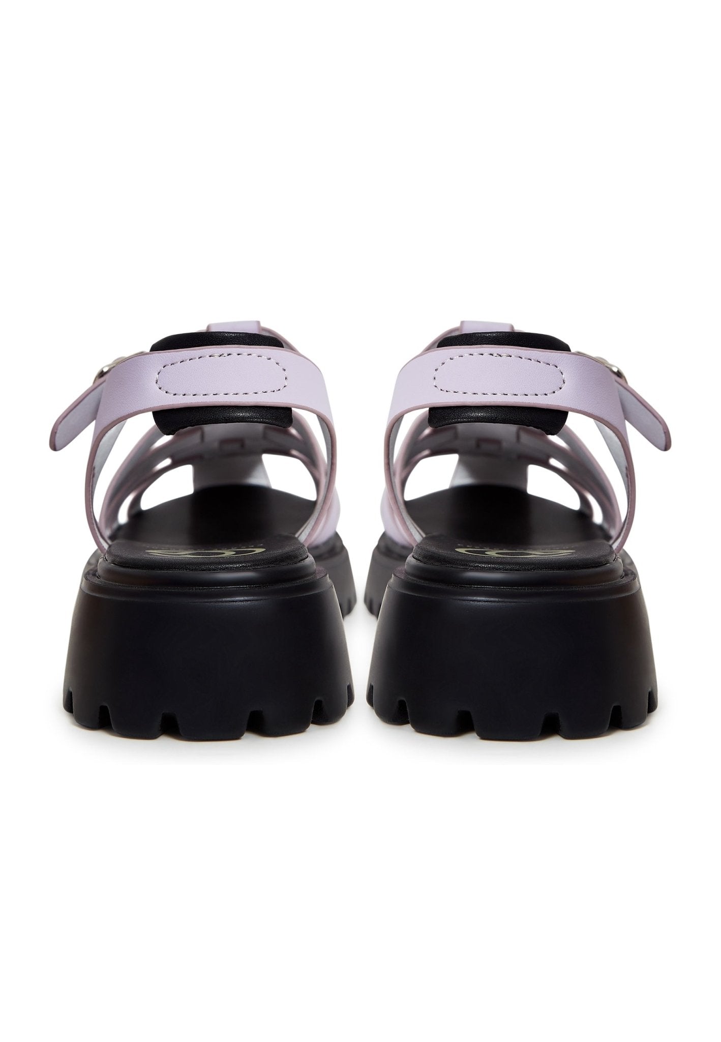 Urban Block Heel Sandals - Lilac