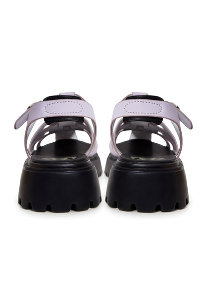 Urban Block Heel Sandals - Lilac
