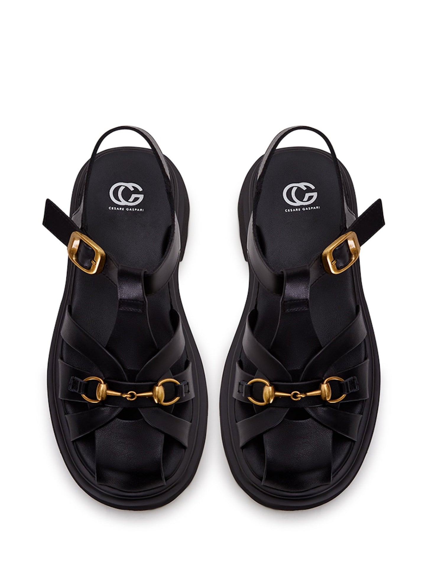 Urban Classic Platform Sandals - Black