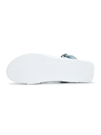 Urban Platform Sandals - Blue